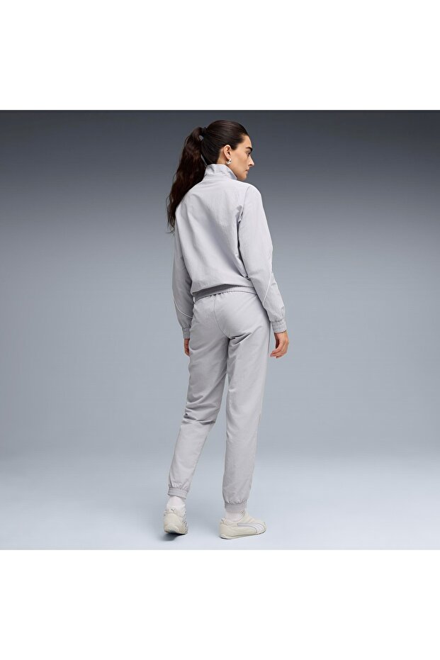 691907 Woven Tracksuit cl Kadın Eşofman Takımı GRİ - 4
