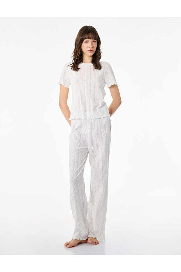 Short Sleeve Relaxed Fit Cotton Pajama Set - Set of 2