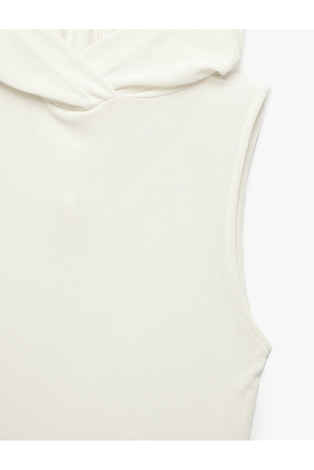 Top cu glugă fără mâneci Buzzy Fabric Basic - 6