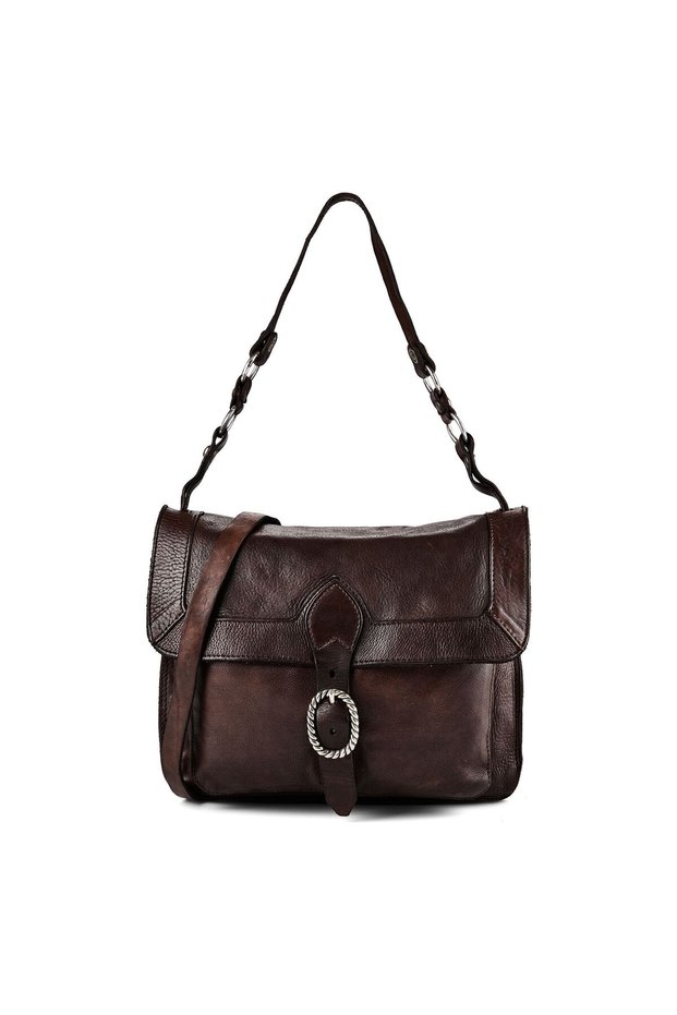 Schultertasche Leder 27 cm