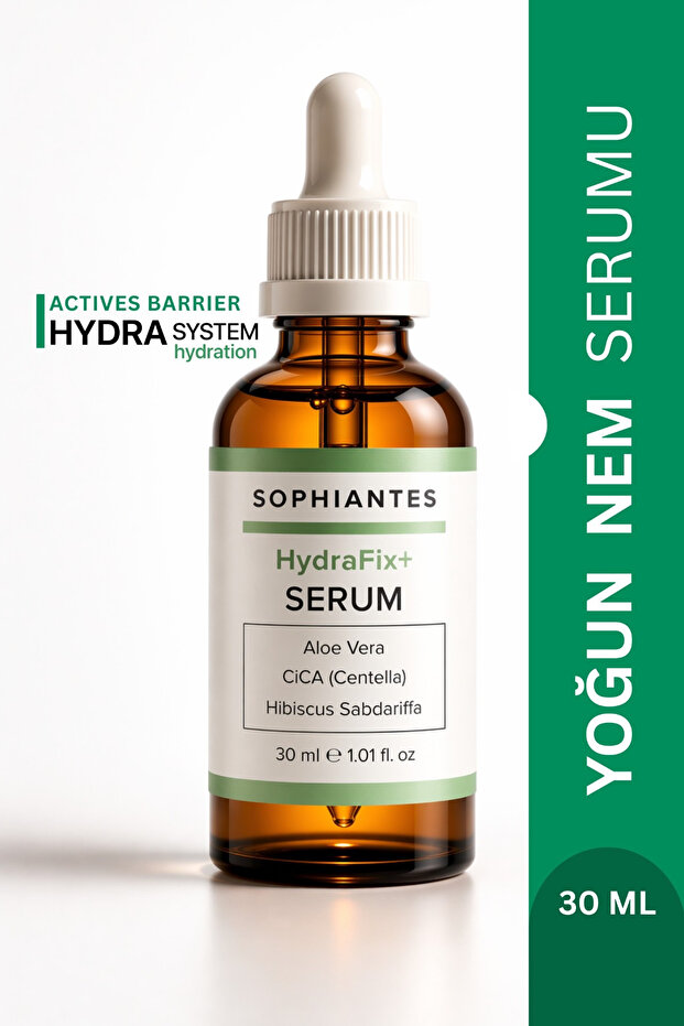 Moisturizing Serum Hyaluronic Acid, Cica Centella, Vitamin B5 Panthenol 30 ml Hydrafix+