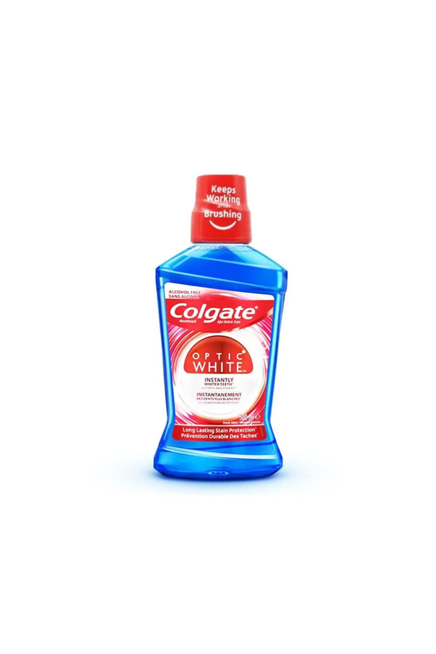 M.w 500 ml Optic Whit Mint (9482) --- كولجيت غسول فم أوبتيك وايت بياض النعناع 500 مل