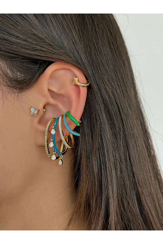 Blue Design Earcuff