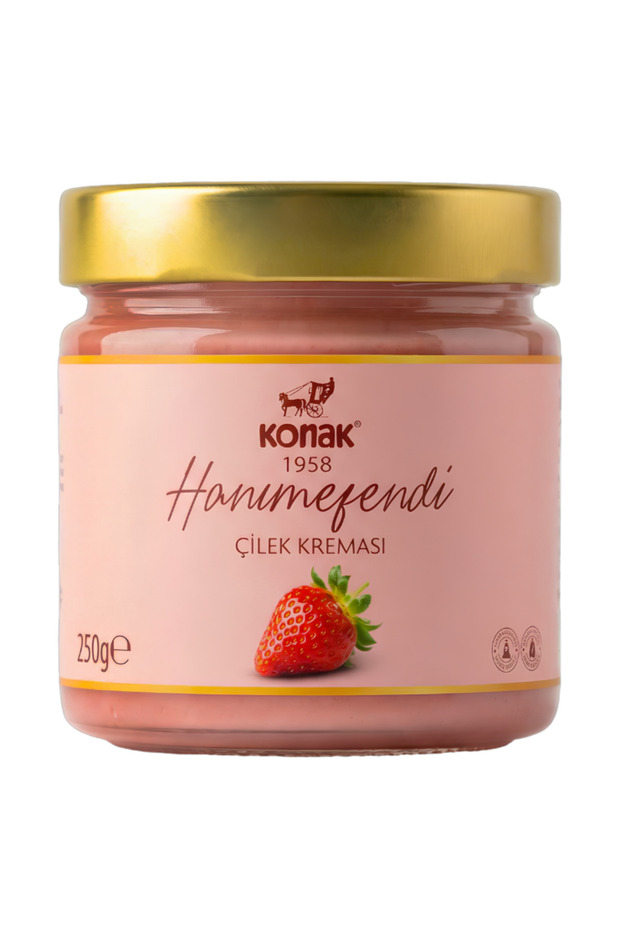 KONAK Hanımefendi Çilek Kreması 250 GR