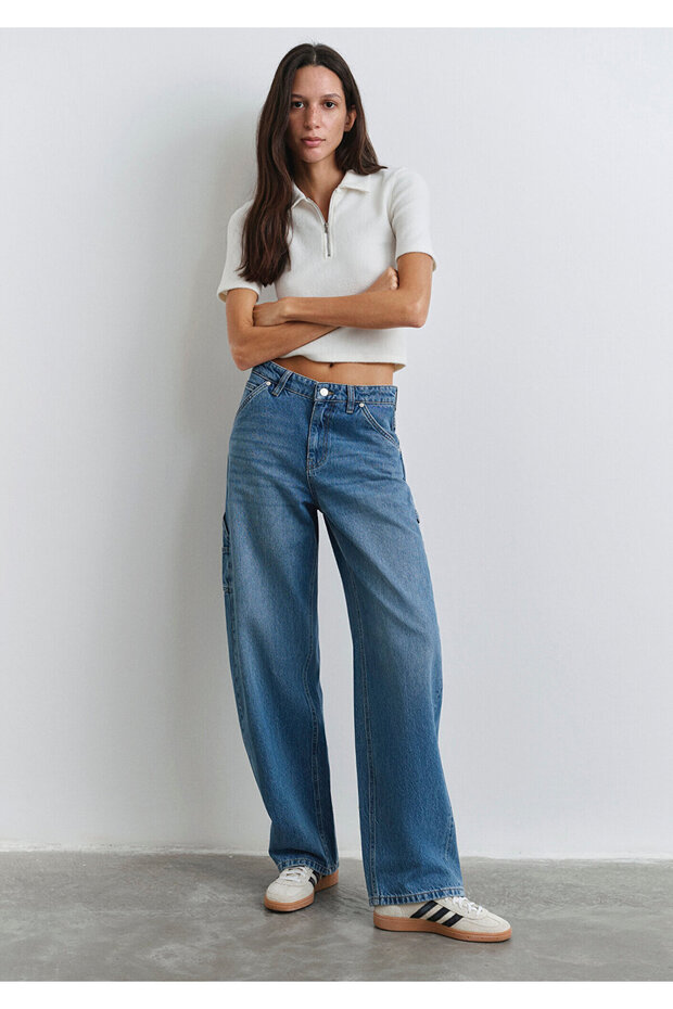 Berry Jeans Extra Hazy Indigo Blue Jean Pants 1012647-90852
