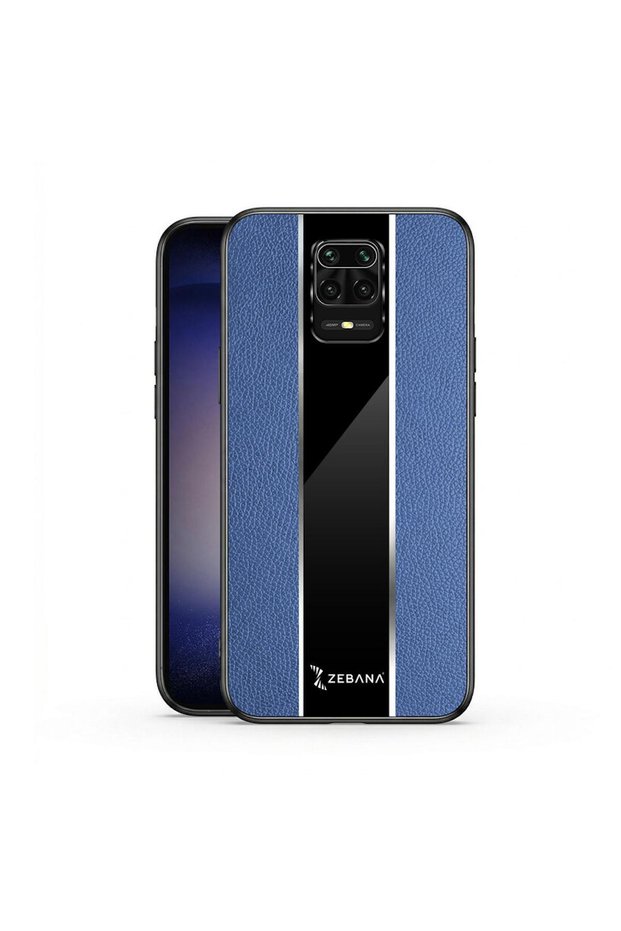 Xiaomi Redmi Note 9 Pro Max Compatible Case Premium Leather Case Blue