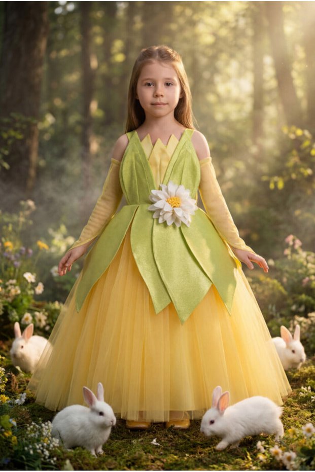 Girl's Tutu Costume Dress - Ages 3-4-5-6-7 35087Pr