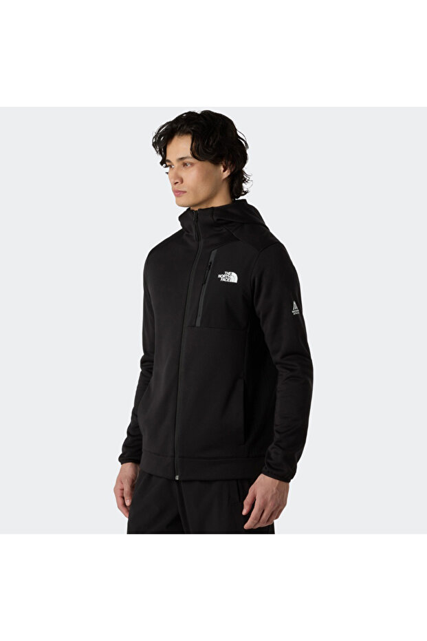 Mountain Athletics Fleece Men's Black Hooded Jacket