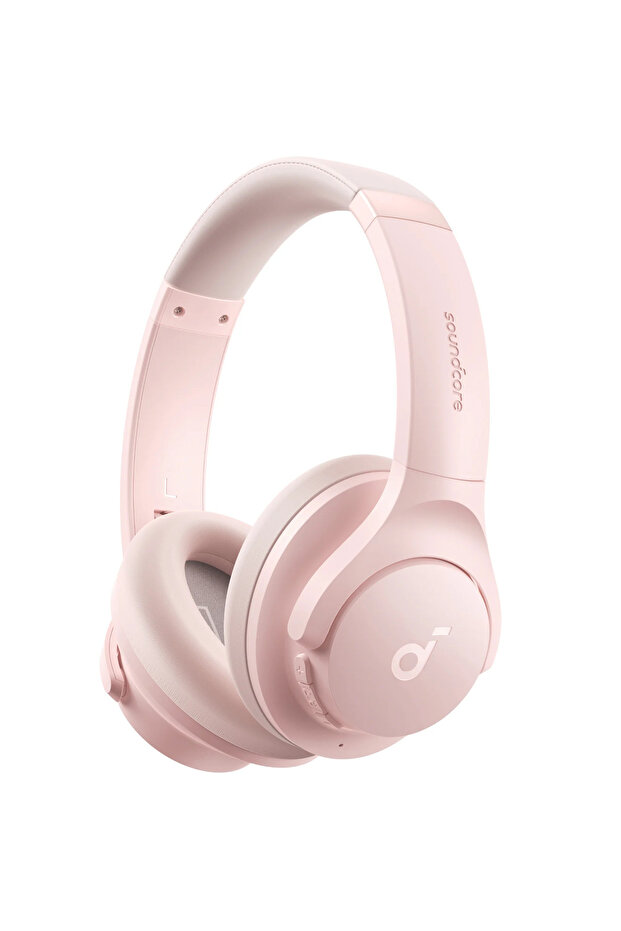 Soundcore Q20i Kulak Üstü Bluetooth Kulaklık, Aktif Gürültü Engelleme, Pembe - A3004 - 1