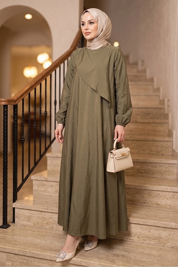 Sarev Hijab Dress 1694 - Khaki
