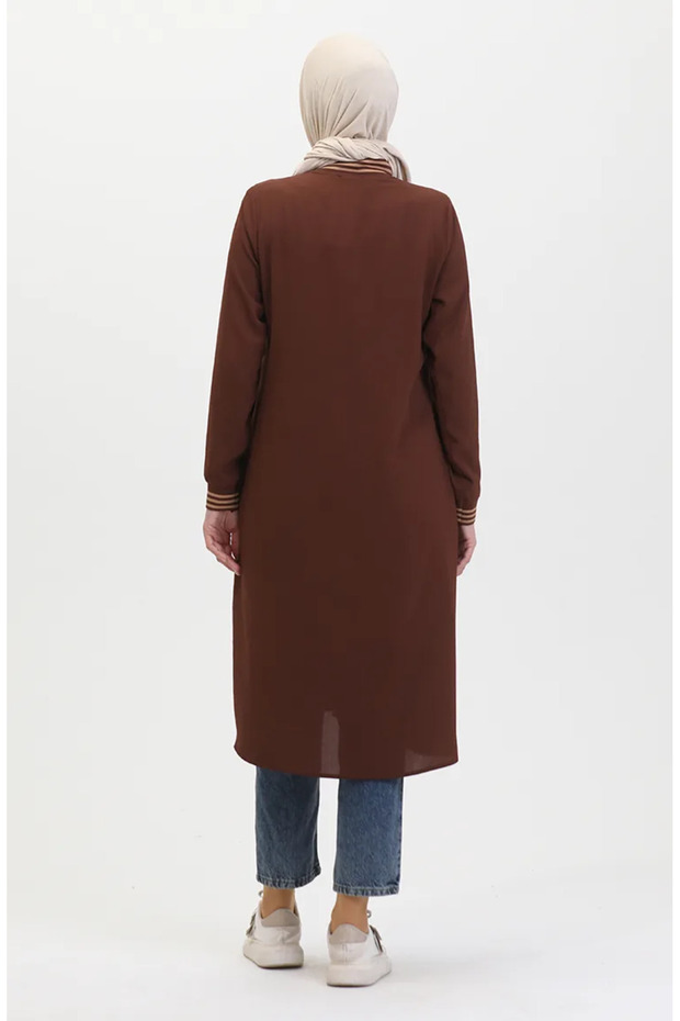 Ribbed cap 1014-03 brown - 6