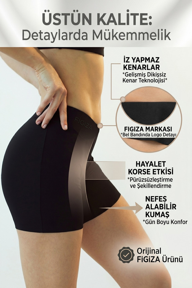 Laser Cut Seamless Boxer Corset Non-Marking Belly Waist Lifting Women's Shorts Boxer Corset