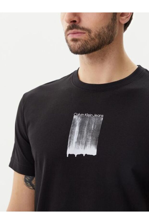 BRUSH STROKE GRAPHIC TEE - 4