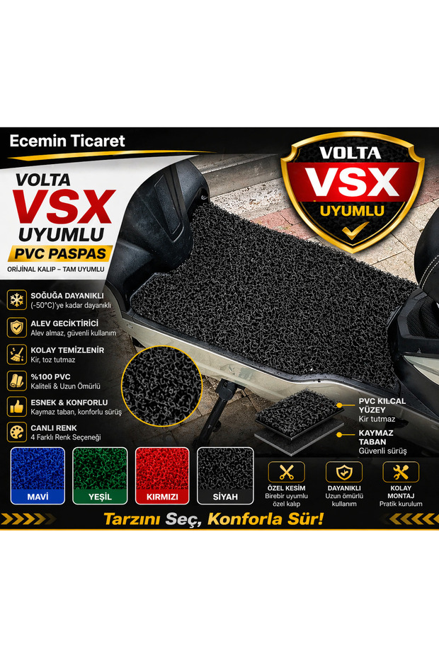 Volta vsx uyumlu PVC paspas