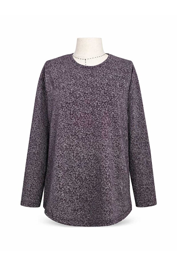 Women's Lycra New Season Mother Peyne Blouse with Broken Glass Pattern for Middle Age and Above