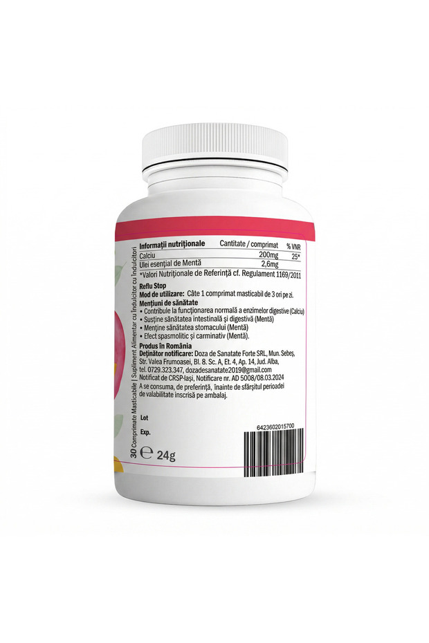Reflu Stop, 30 comprimat - 2
