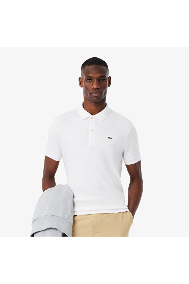 Erkek Regular Fit Beyaz Polo