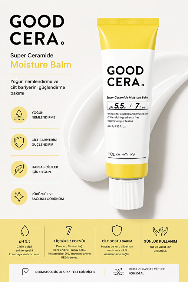 Good Cera Super Ceramide Moisture Balm - Moisturizing and Barrier Repairing Balm 40 ml
