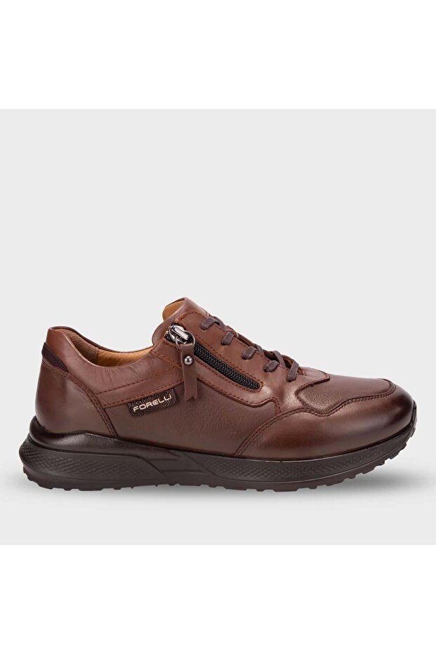 Ege 46708 Tan Genuine Leather Lace-Up Women's Shoes