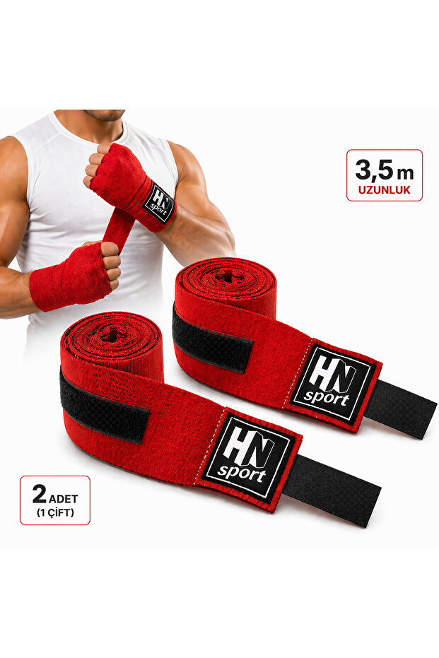 Boxing Kick Boxing Muay Thai Wushu Sanda All Sports Hand Bandage 3.5 m X 2 Pcs Elastic Boxing Bandage