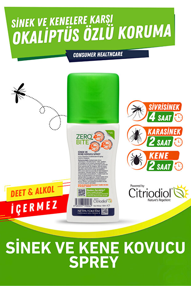 Sinek ve Kene Kovucu Sprey 100 ml - Okaliptüs Özlerinden Gelen Koruma - 3