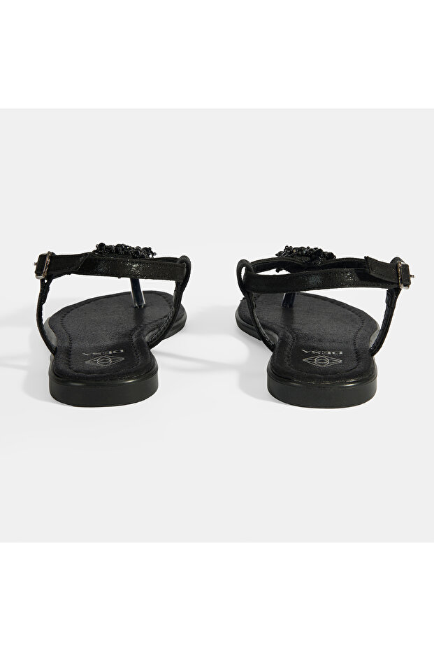 Sandale Flip Flops negre de damă - 8