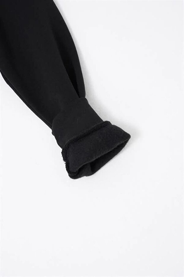 Erkek Regular Bisiklet Yaka Basic Sweatshirt Siyah - 6