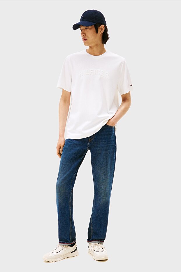 HILFIGER ARCH EMBOSSED TEE - 2