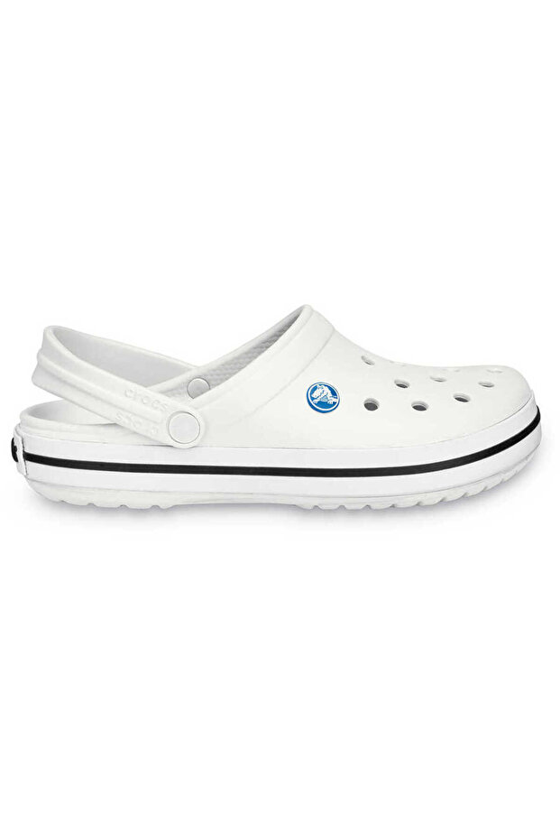 Crocband Unisex White Slippers