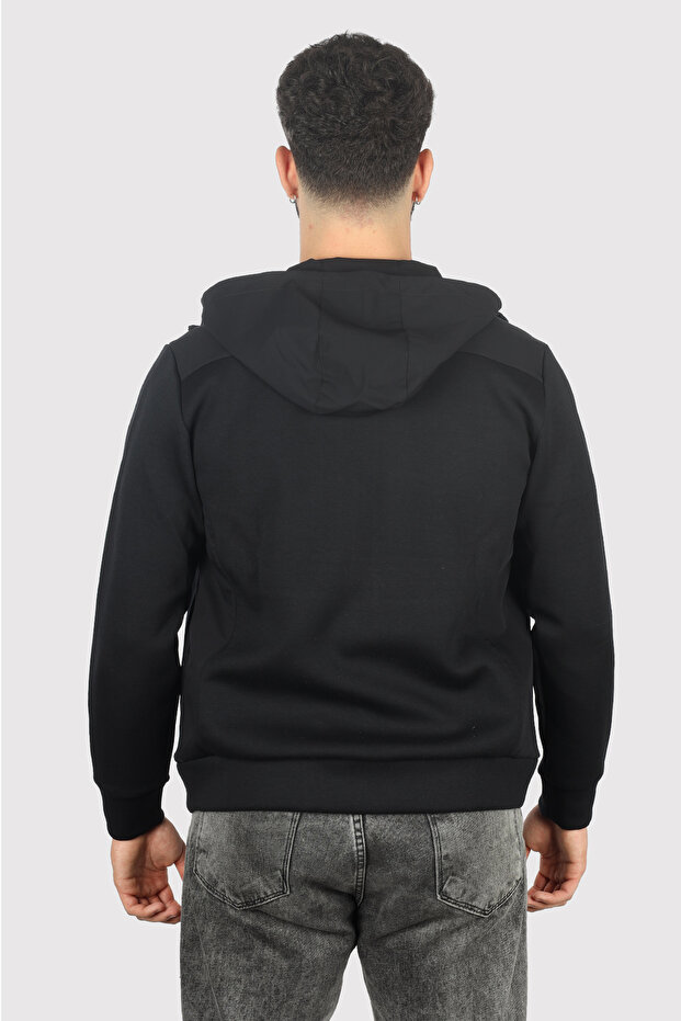 SWEATSHIRT WITH ZIP IN POLYESTER - 2