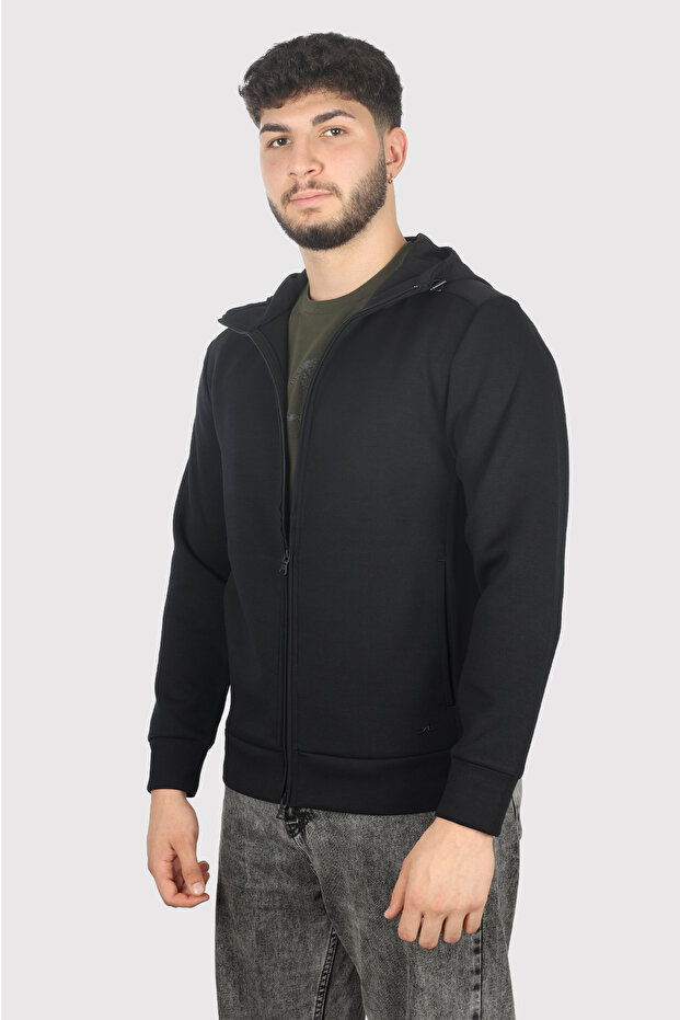 SWEATSHIRT WITH ZIP IN POLYESTER - 7