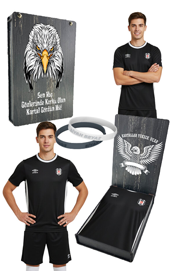 Original Licensed Umbro Black Jersey Uv Box and Wristband