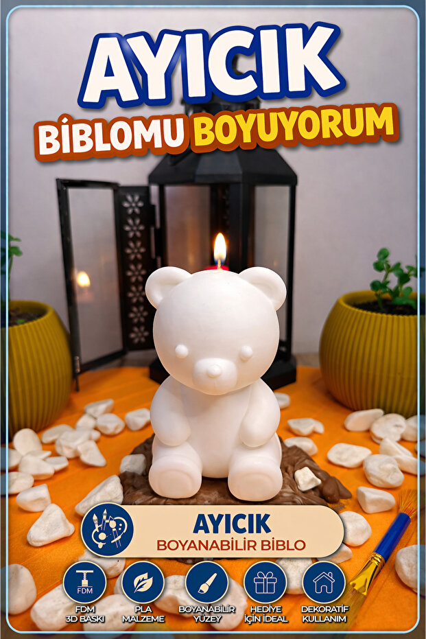 Ayıcık Boyama Figürü