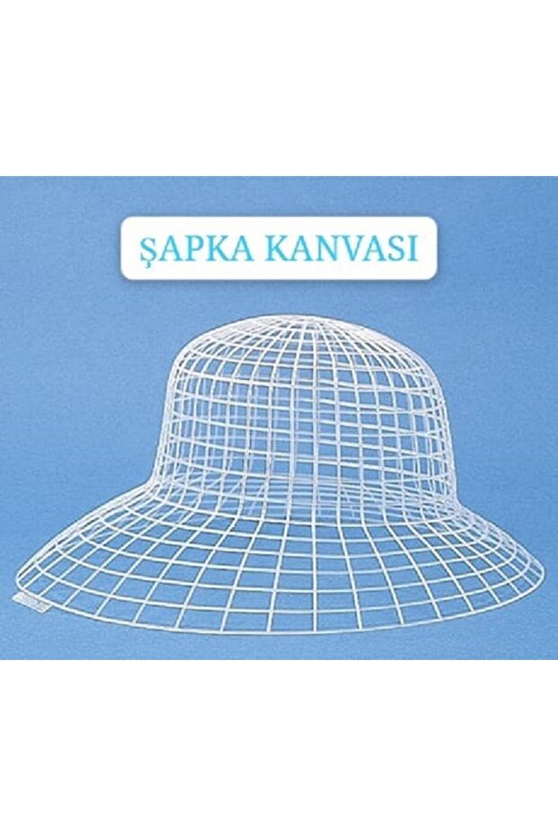 3D White Plastic Canvas Hat - Bag Accessory - 3