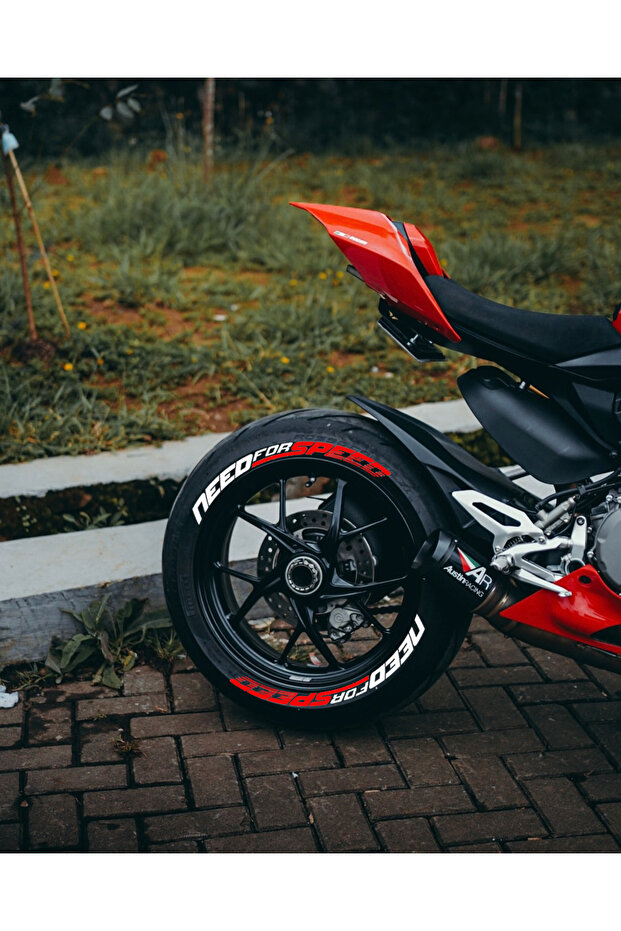 Needforspeed Motorcycle and Car Tire Lettering Sticker 4 Pieces 2.5 cm Product