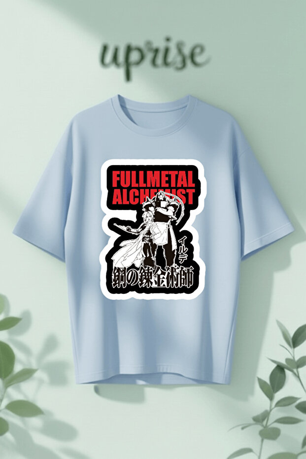 Fullmetal Alchemist Printed Cotton Oversize T-Shirt