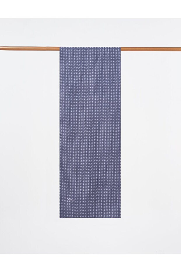 Checkerboard Pattern Shawl Anthracite - 1