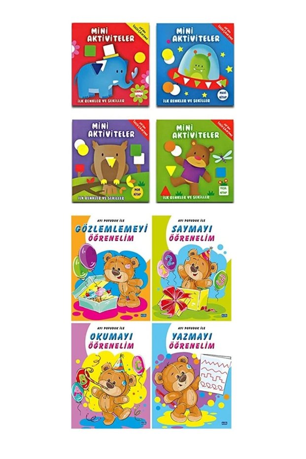 Mini Activities 4 Books+Ay Pofuduk Series 4 Books