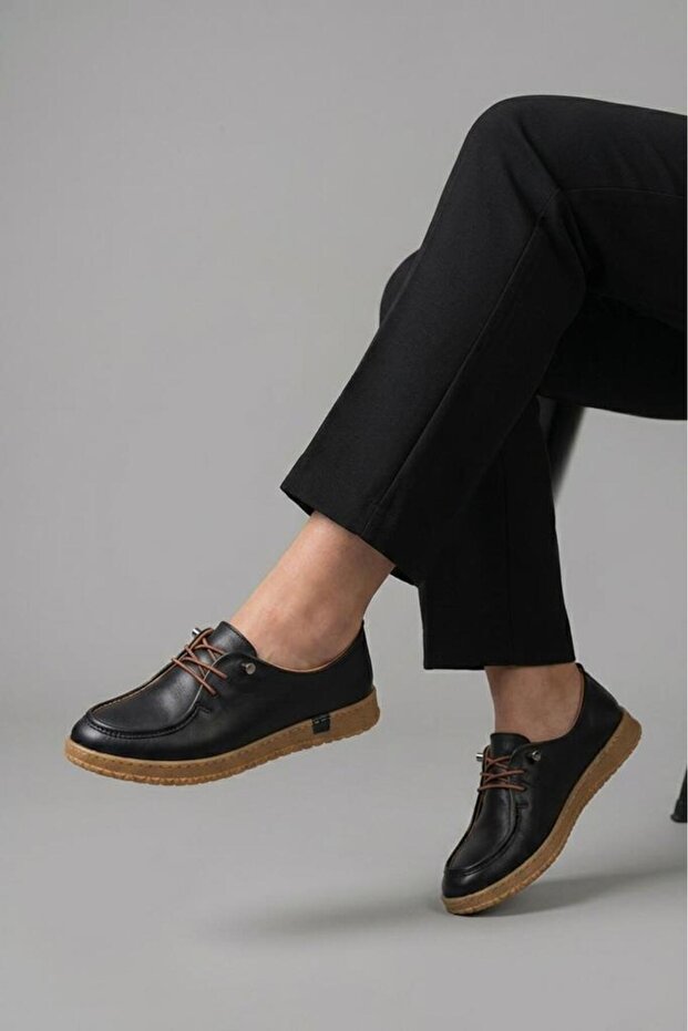 Ps-4740 Women's Orthopedic Genuine Leather Shoes