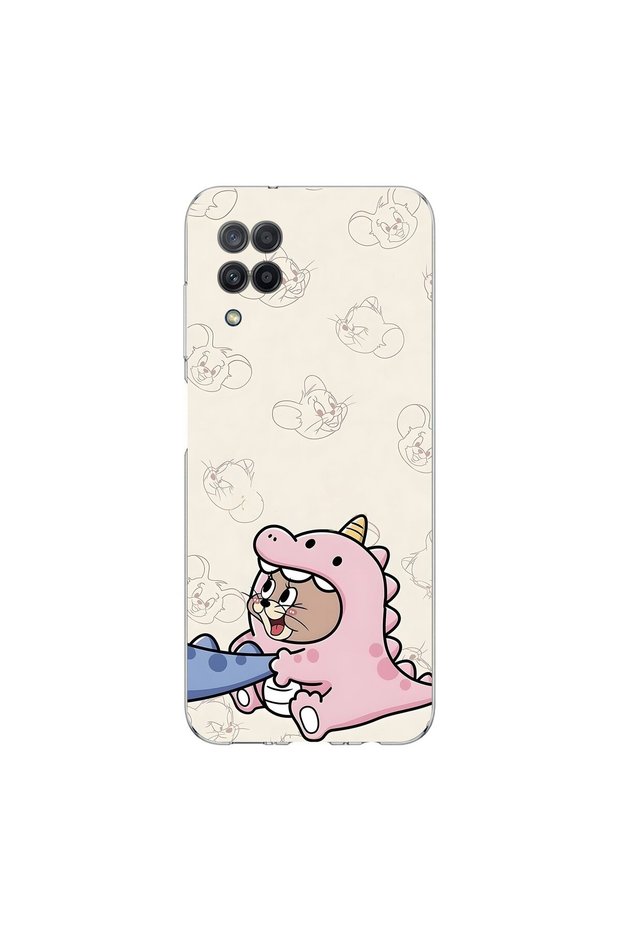 Samsung Galaxy M12 Compatible Couple 5/2 Design Transparent Case