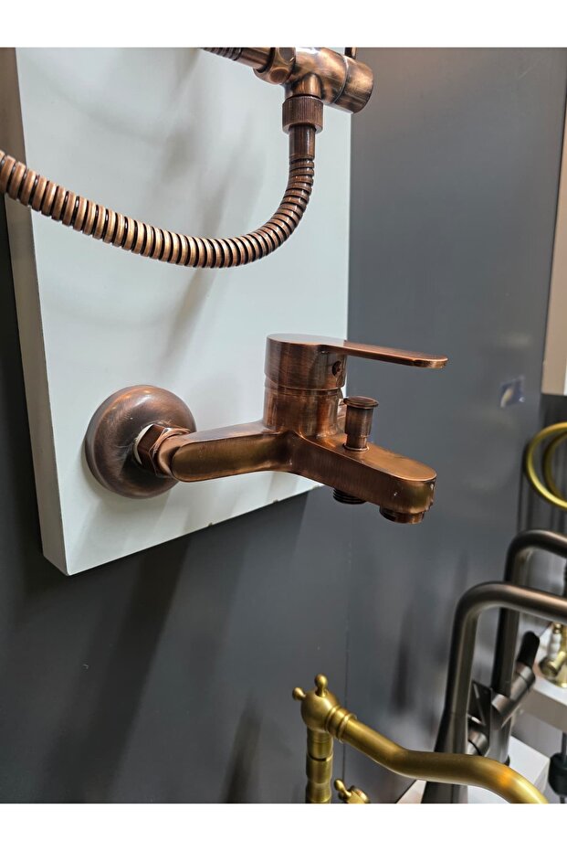 Classic Mix Copper Antique Bathroom Shower Faucet