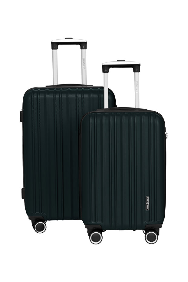 Para John ABS Hardside Luggage Set 20” + 24” Spinner Trolley Suitcases Lightweight Travel Bags