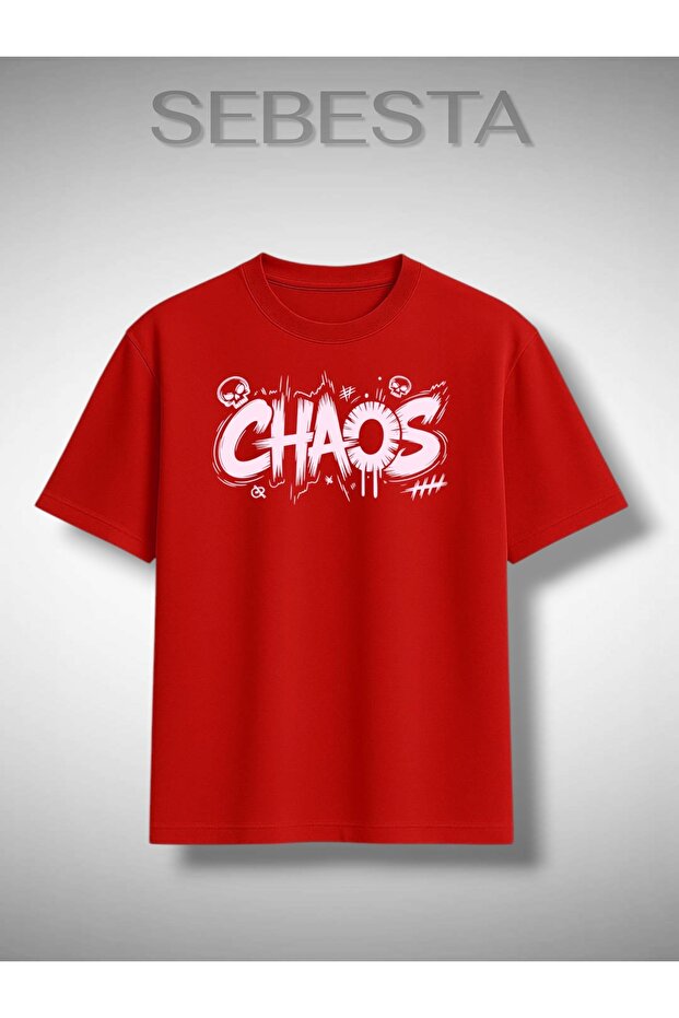 Chaos Printed Premium Oversize T-Shirt