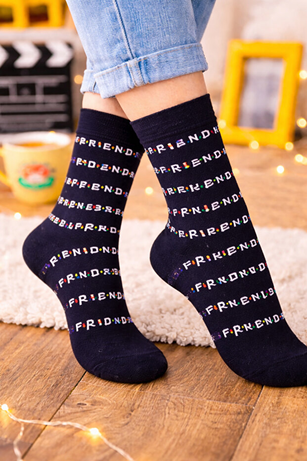 Colorful Patterned Unisex Socks - 1
