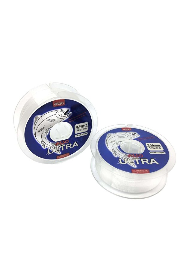 Ultra Paralelling 100Mt Monofilament Fishing Line White 0.16 mm