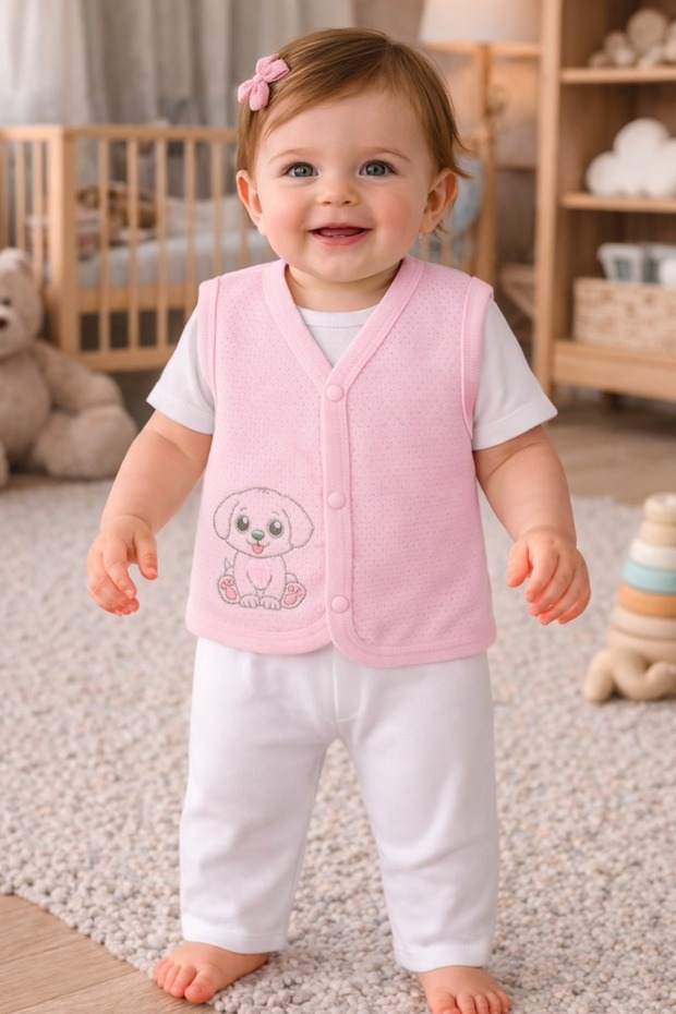 100% Organic Cotton Newborn Baby Girl and Boy Vest Seasonal 3-6 6-9 9-12 Months
