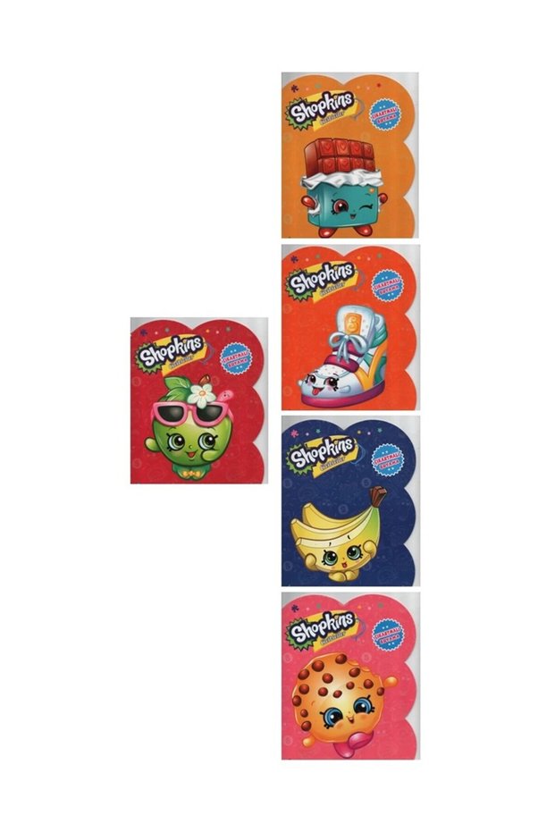 Shopkins Cicibiciler Sticker Coloring Book 5 Books