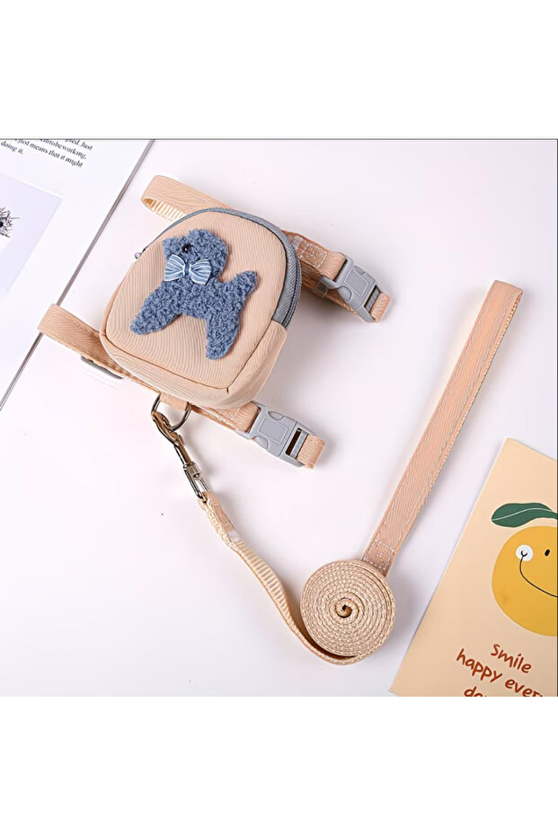 Dog and Cat Collar, Collar with Bag - Dog Chest Collar with Bag