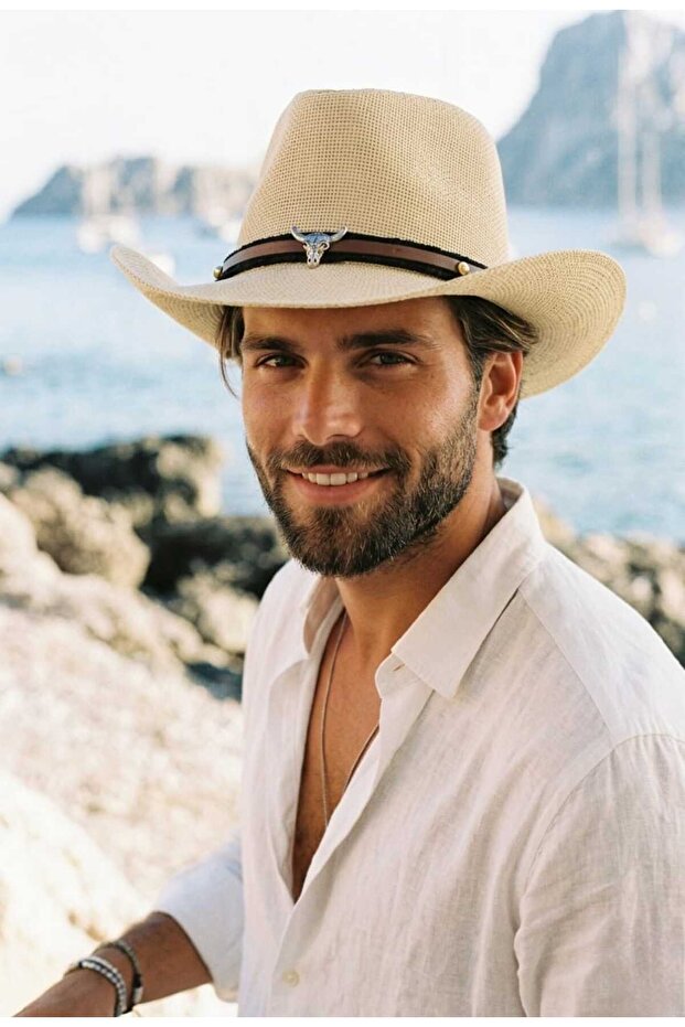 Special Design Bull Figured Sunscreen Festival Men's Hat