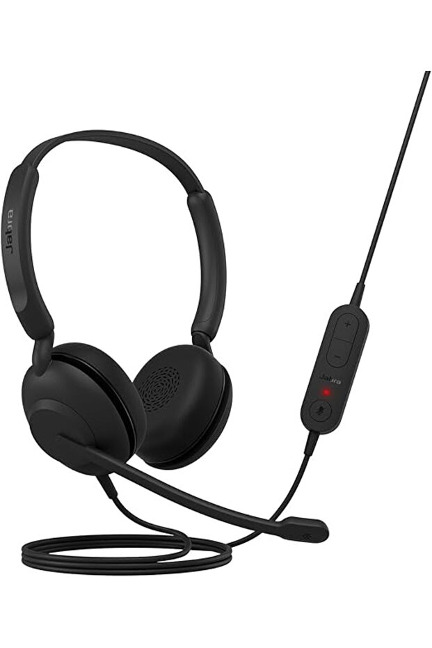 سماعة رأس سلكية Evolve 10 USB-A – مزودة بخاصية إلغاء الضوضاء – تحكم مدمج